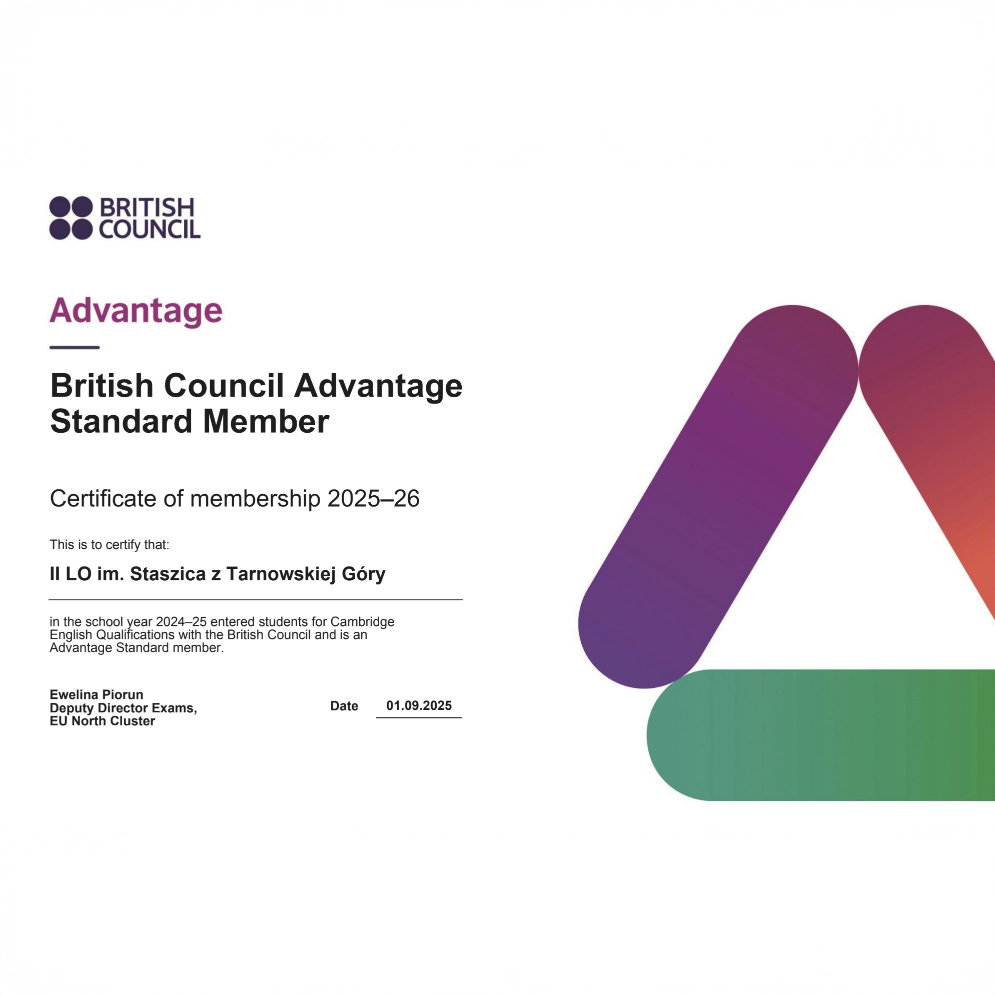 W programie British Council Advantage