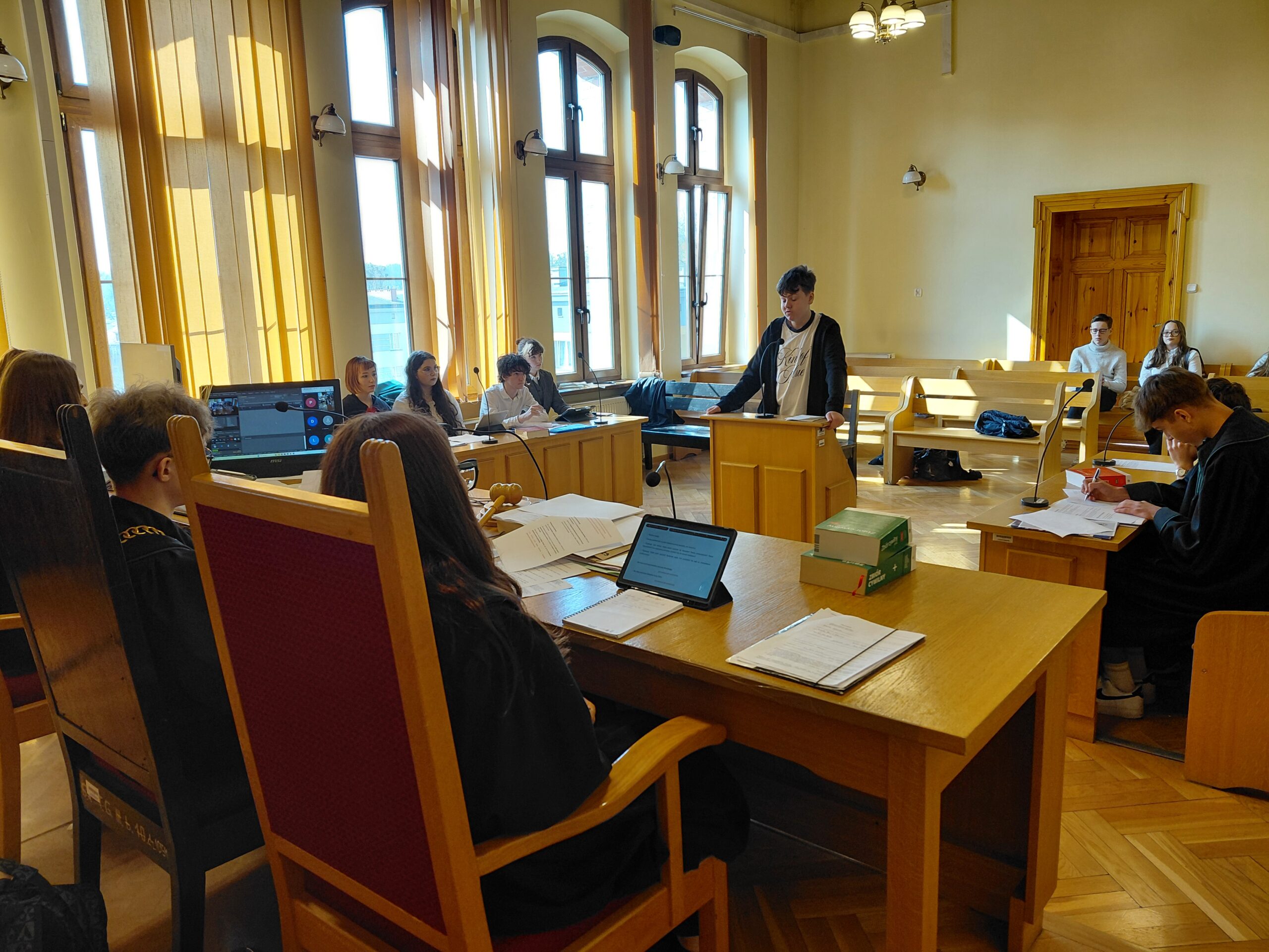 W symulacji procesu karnego