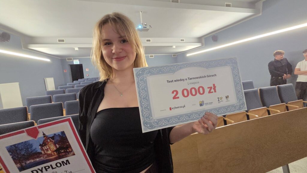Marta Świtała zwycięża w konkursie o historii TG